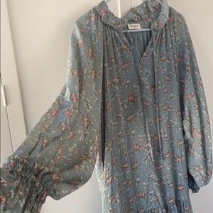 Vici Storia Blue Floral Dress